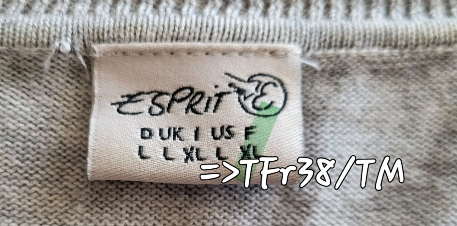 Esprit Cardigan TM/TFr38-Cinza Rosa e Fúcsia - Estilo Burlington em TBE – photo 5
